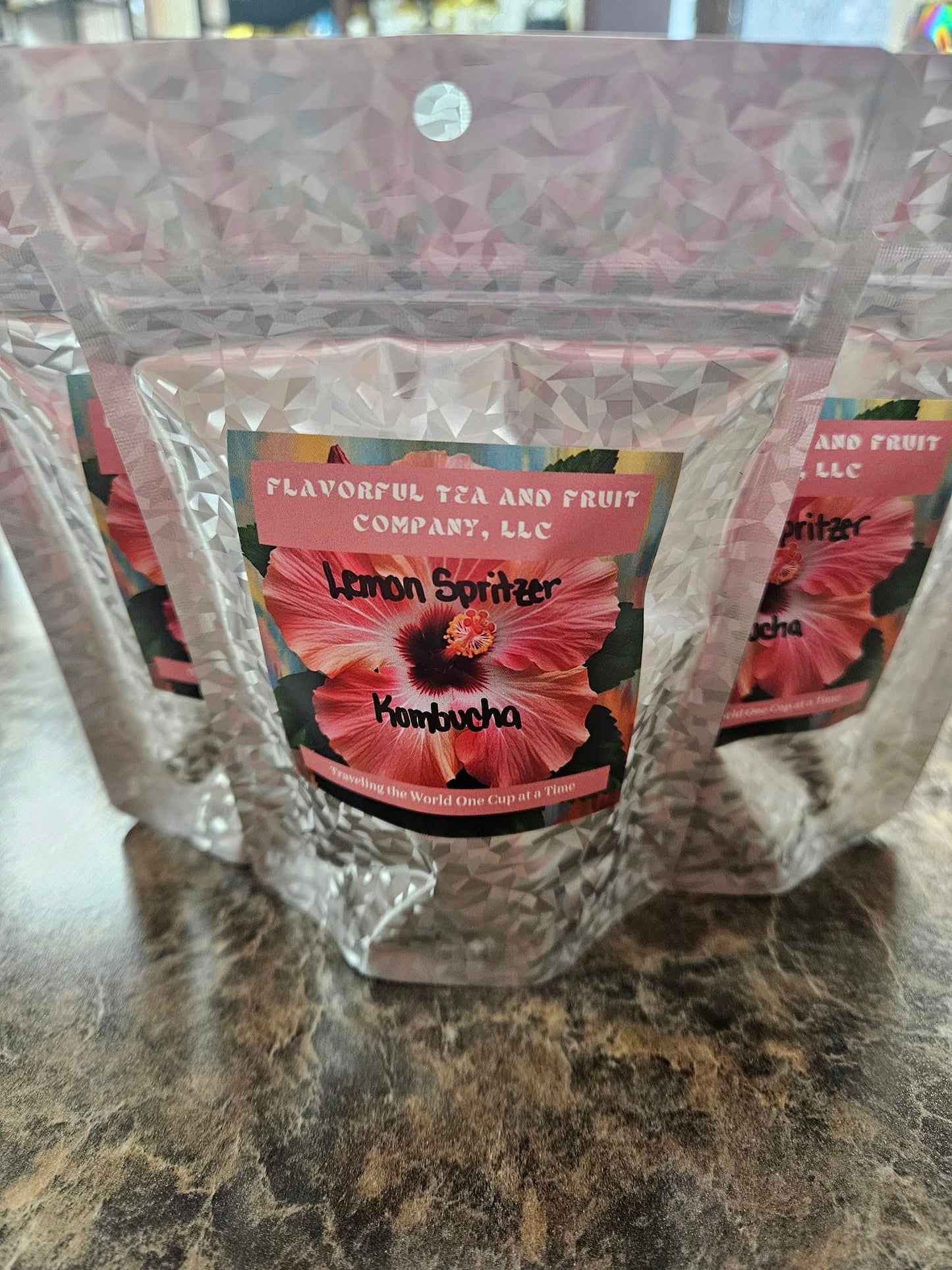 Lemon Spritzer Kombucha Tea